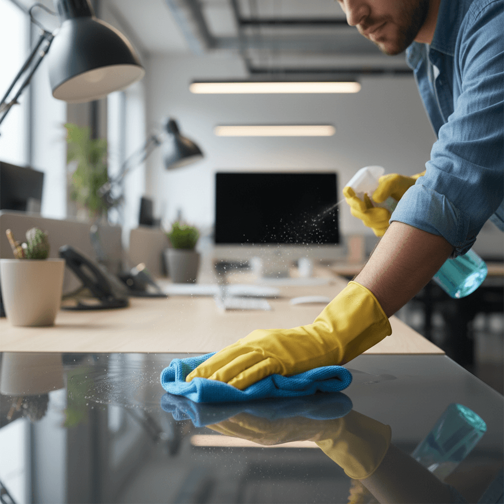 Professionelle Büroreinigung und Innenflächenreinigung